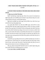 THỰC TRẠNG HOẠT ĐỘNG THANH TOÁN QUỐC TẾ TẠI NHCT BA ĐÌNH