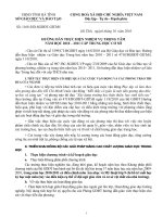 HƯỚNG DẪN THỰC HIỆN NHIỆM VỤ TRỌNG TÂM NĂM HỌC 2010 – 2011 CẤP TRUNG HỌC CƠ SỞ