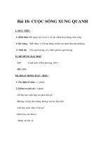 TNXH 1 - Bài 18: CUỘC SỐNG XUNG QUANH