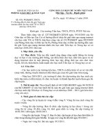 Công văn triển khai thi giải toán qua Internet