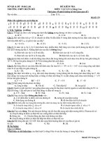 đề thi Lý 11