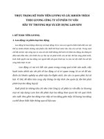 THỰC TRẠNG KẾ TOÁN TIỀN LƯƠNG VÀ CÁC KHOẢN TRÍCH THEO LƯƠNG CÔNG TY CỔ PHẦN TƯ VẤN