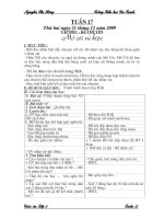 Giáo án lớp 3 Tuần 17 CKT-KN-BVMT