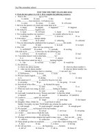 Kiểm tra kỳ 1 anh 9