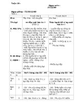 Giáo án lớp ghép 3+4 tuần 18