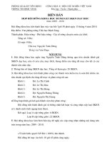 Biên bản chấm SKKN