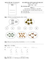 De kiem tra chat luong giua hoc ki I Toan lop 1(09-10)