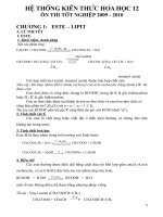 Gáo án ôn tập hóa học