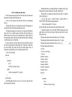 Xử lý các thuật toán khác nhau