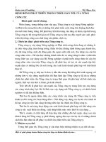 Định hướng phát triển trong thời gian tới của Tổng công ty