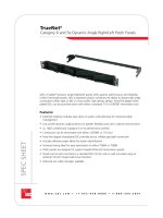 ADC KRONE - Datasheet - Cat 5e - Patch Panel - Angled