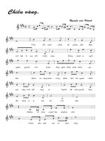 Bài hát chiều vàng - Nguyễn Văn Khánh (lời bài hát có nốt)