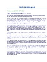 lich su VIETNAM THOI  thuong co