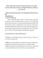 THỰC TRẠNG HẠCH TOÁN TIÊU THỤ HÀNG HÓA VÀ XÁC ĐỊNH KẾT QUẢ TIÊU THỤ TẠI CÔNG TY TNHH DƯỢC PHẨM VÀ THIẾT BỊ Y TÉ CHÂU MỸ