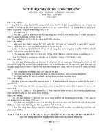 DỀ HSG HOA+GIẢI CHI TIẾT