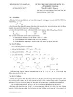 Đề thi chọn lọc học sinh giỏi quốc gia môn hóa năm 2006