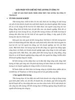 GIẢI PHÁP VỚI CHẾ ĐỘ TRẢ LƯƠNG Ở CÔNG TY