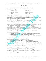 40 ĐỀ LUYỆN THI TRẮC NGHIỆM MÔN HÓA HỌC_Phần 4