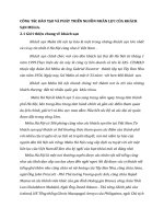 CÔNG TÁC ĐÀO TẠO VÀ PHÁT TRIỂN NGUỒN NHÂN LỰC CỦA KHÁCH SẠN MELIA