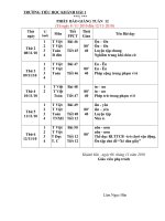 Giáo án lớp 1 Tuần 13