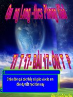 BÀI 17   ÔN TẬP ĐỊA DÂN CƯ VÀ NGÀNH KINH TẾ