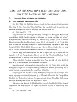 ĐÁNH GIÁ KHẢ NĂNG PHÁT TRIỂN DỊCH VỤ DI ĐỘNG NỘI VÙNG TẠI THÀNH PHỐ HẢI PHÒNG