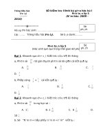 Đề KT Giữa HK 1 Môn Toán Lớp 5