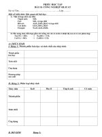 Phieu hoc tap bai SILICAT hot