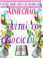 TIẾT 18 - TIẾNG ANH 9