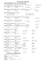 Ôn tập thi giữa học kì I