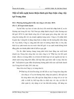 Một số kiến nghị hoàn thiện đánh giá thực hiện công việc tại Trung tâm