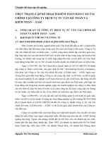 THỰC TRẠNG LẬP KẾ HOẠCH KIỂM TOÁN BÁO CÁO TÀI CHÍNH TẠI CÔNG TY DỊCH VỤ TƯ VẤN KẾ TOÁN VÀ KIỂM TOÁN – AASC