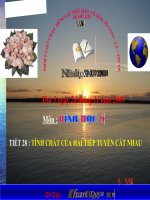 TINH CHAT HAI TIEP TUYEN CAT NHAU(Phan Duy Tien)