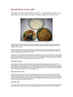 Bạn đã biết gì về món canh