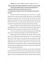 THỰC TRẠNG HOẠT ĐỘNG MARKETING VÀ NĂNG LỰC ĐẠI LÝ VẬN TẢI CỦA CHI NHÁNH CÔNG TY TNHH LIÊN VẬN QUỐC TẾ