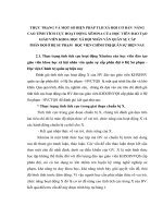 THỰC TRẠNG VÀ MỘT SỐ BIỆN PHÁP TLH XÃ HỘI CƠ BẢN  NÂNG CAO TÍNH TÍCH CỰC HOẠT ĐỘNG XÊMINA CỦA HỌC VIÊN ĐÀO TẠO GIÁO VIÊN KHOA HỌC XÃ HỘI NHÂN VĂN QUÂN SỰ CẤP