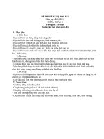 Đề thi KTCL HKI lớp 8