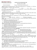 LT cấp tốc Vật Lý 2010 số 31