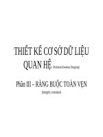 Thiết kế cơ sở dữ liệu (3)