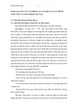 ĐÁNH GIÁ CÔNG TÁC TẠO ĐỘNG LỰC LAO ĐỘNG TẠI VĂN PHÒNG TỔNG CÔNG TY LÂM NGHIỆP VIỆT NAM