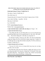 PHÂN TÍCH THỰC TRẠNG XUẤT KHẨU HÀNG MAY MẶC CỦA CÔNG TY CỔ PHẦN MAY 10 SANG THỊ TRƯỜNG NHẬT BẢN