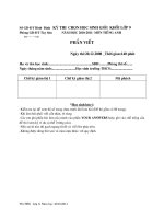 Đề thi HSG cấp huyện 2010-2011