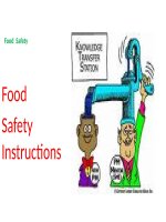 Food Safety Instructions
