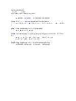 Đề trắc nghiệm IBTMS nhập liệu