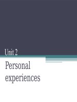 Unit 2  - Grammar - Grade 11