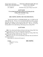 Kế hoạch Tự đánh giá CLGD