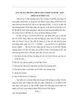 XÂY DỰNG CHƯƠNG TRÌNH TRUY NHẬP CƠ SỞ DỮ  LIỆU  THEO GIAO DIỆN CGI