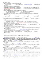 60 câu TN on thi HK I ly 12 có đáp án