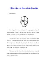 Chữa nấc cụt theo cách đơn giản