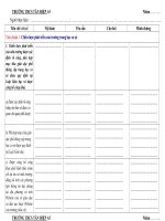 Tìm nội hàm, câu hỏi, minh chứng tiêu chuẩn 1